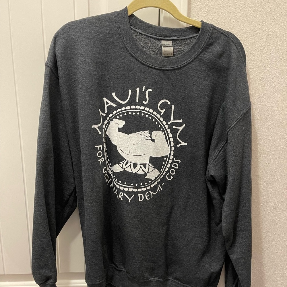 Mens Size Large Mauis Gym Pullover Sweatshirt